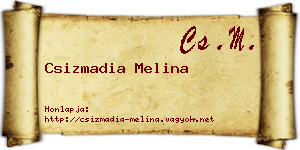 Csizmadia Melina névjegykártya